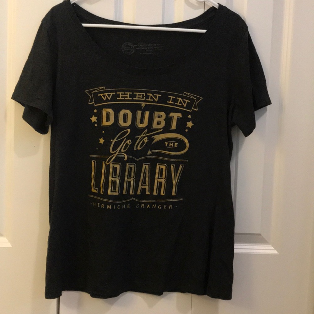 Out of Print Harry Potter Scoop Neck Tee XXL